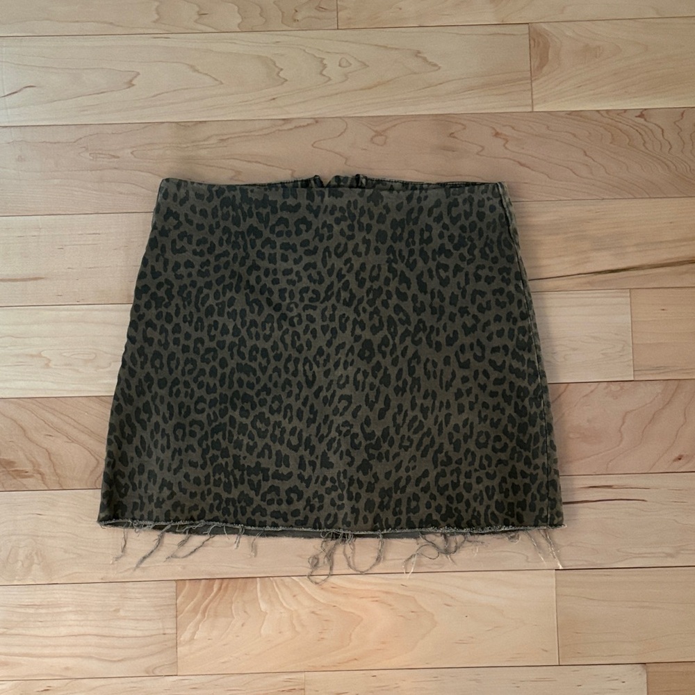 pistola cheetah print skirt